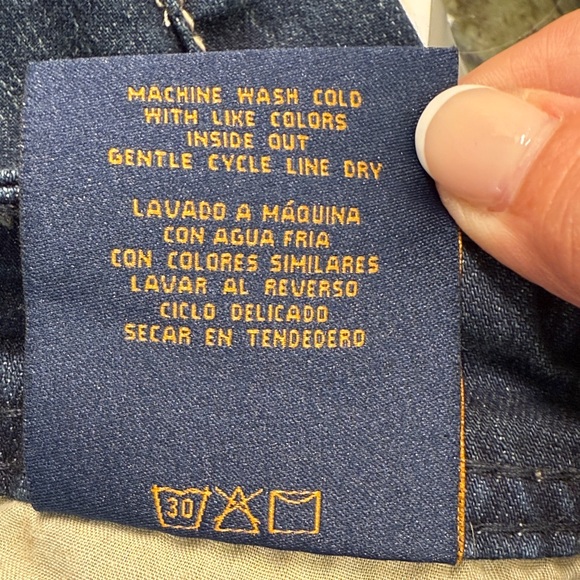 Seven7 Women's Dark Blue Denim Shorts - Picture 6 of 6